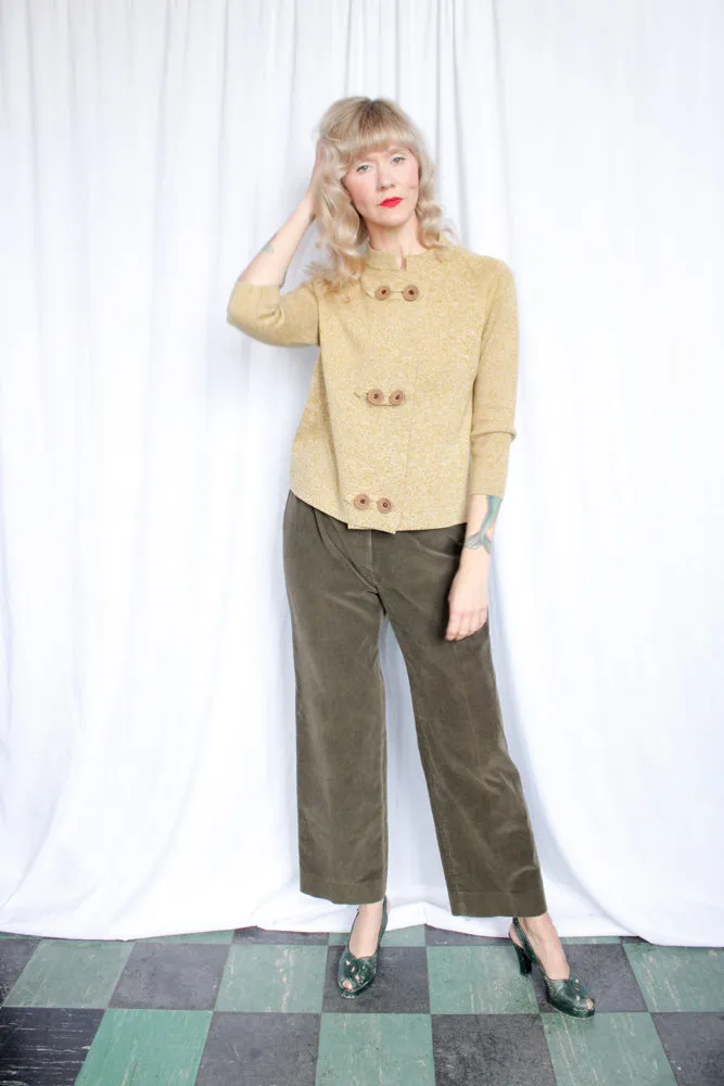 1990s Olive Corduroy Paul Stuart Pant - 32" waist