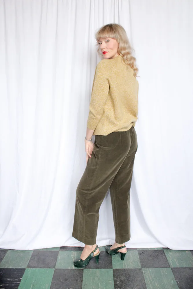 1990s Olive Corduroy Paul Stuart Pant - 32" waist