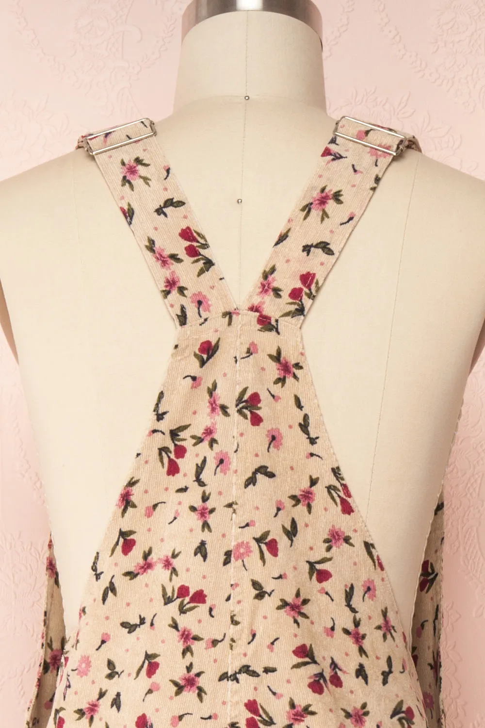 Acaste | Floral Denim Overalls