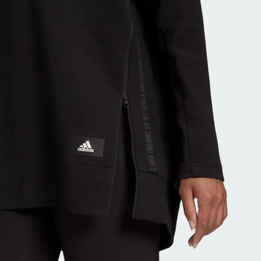Adidas Sportswear Mission Victory Women Lifestyle Sweatshirt Black