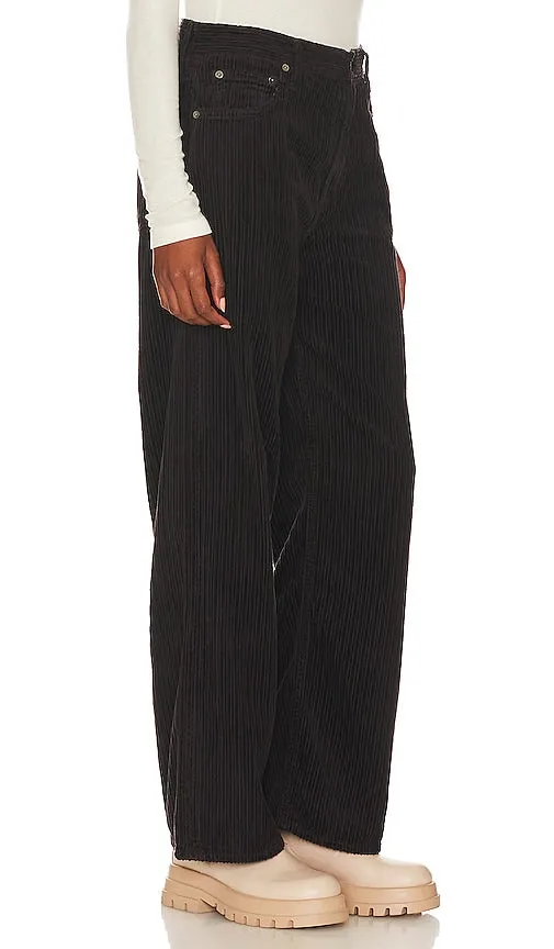 AGOLDE Low Slung Baggy in Black