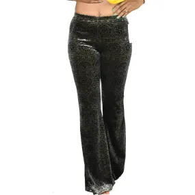 Anama Velvet Flare Pants Size Small