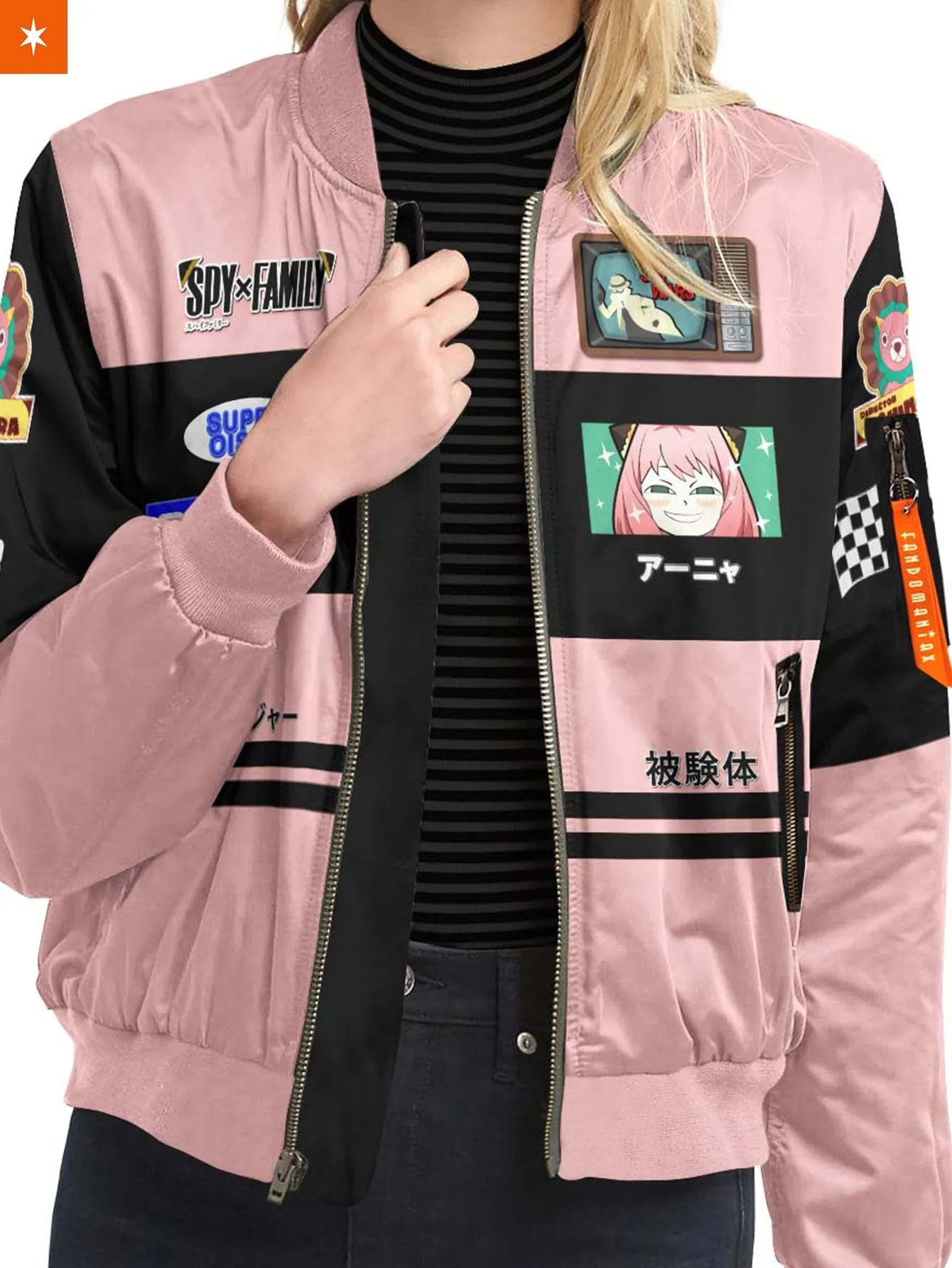 Anya Jersey Bomber Jacket