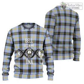 Bell Tartan Ugly Sweater with Family Crest DNA In Me Style
