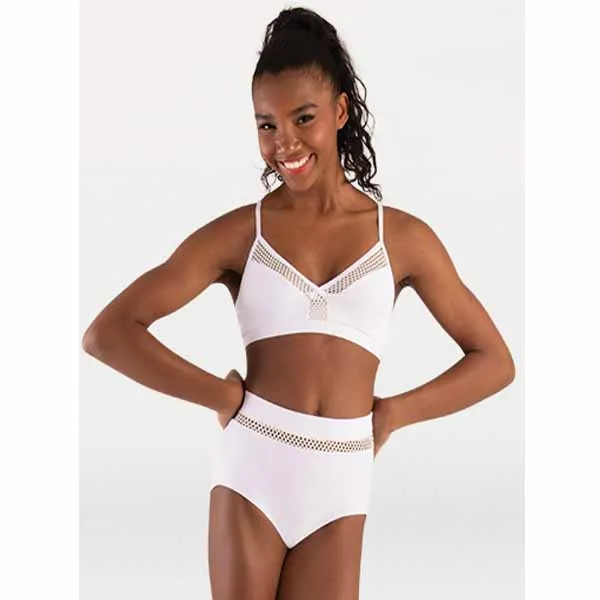 Body Wrappers P1162 Girls Tiler Peck Open Mesh Camisole Bra