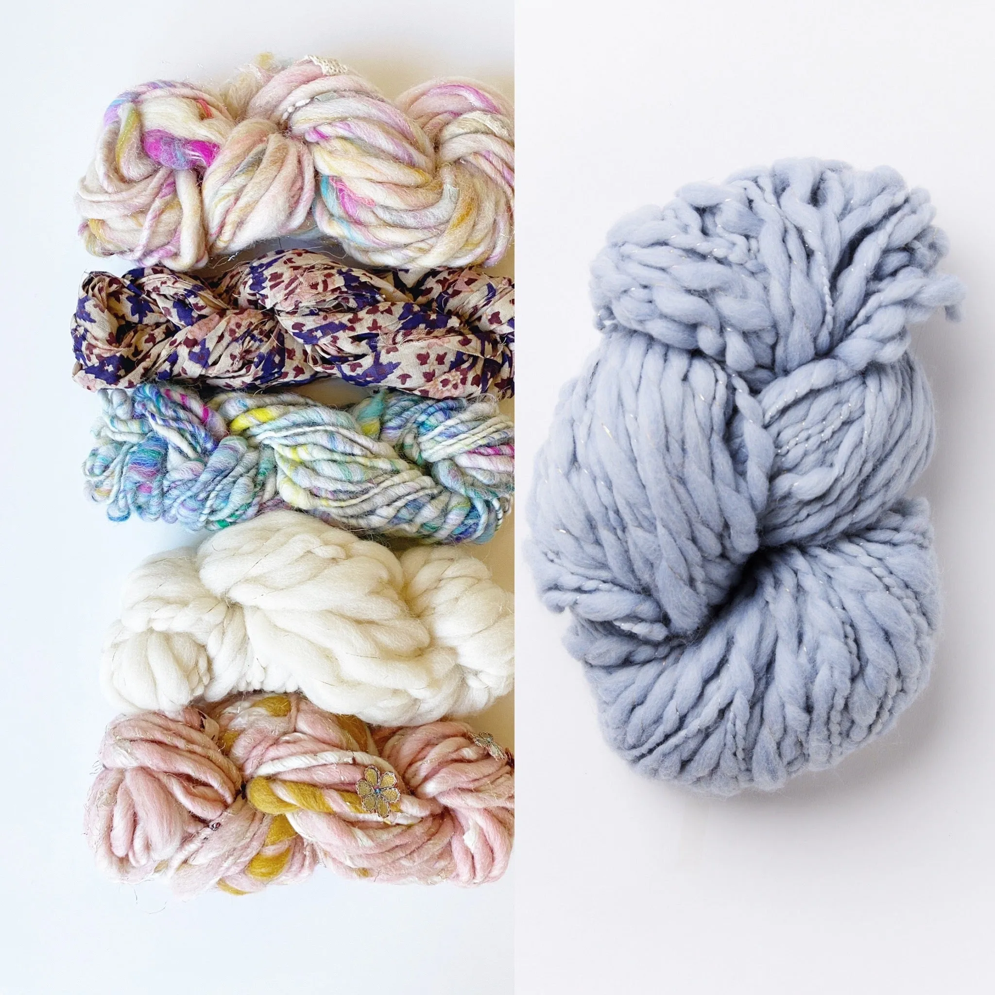 Bonfire Crescent Shawl Kit