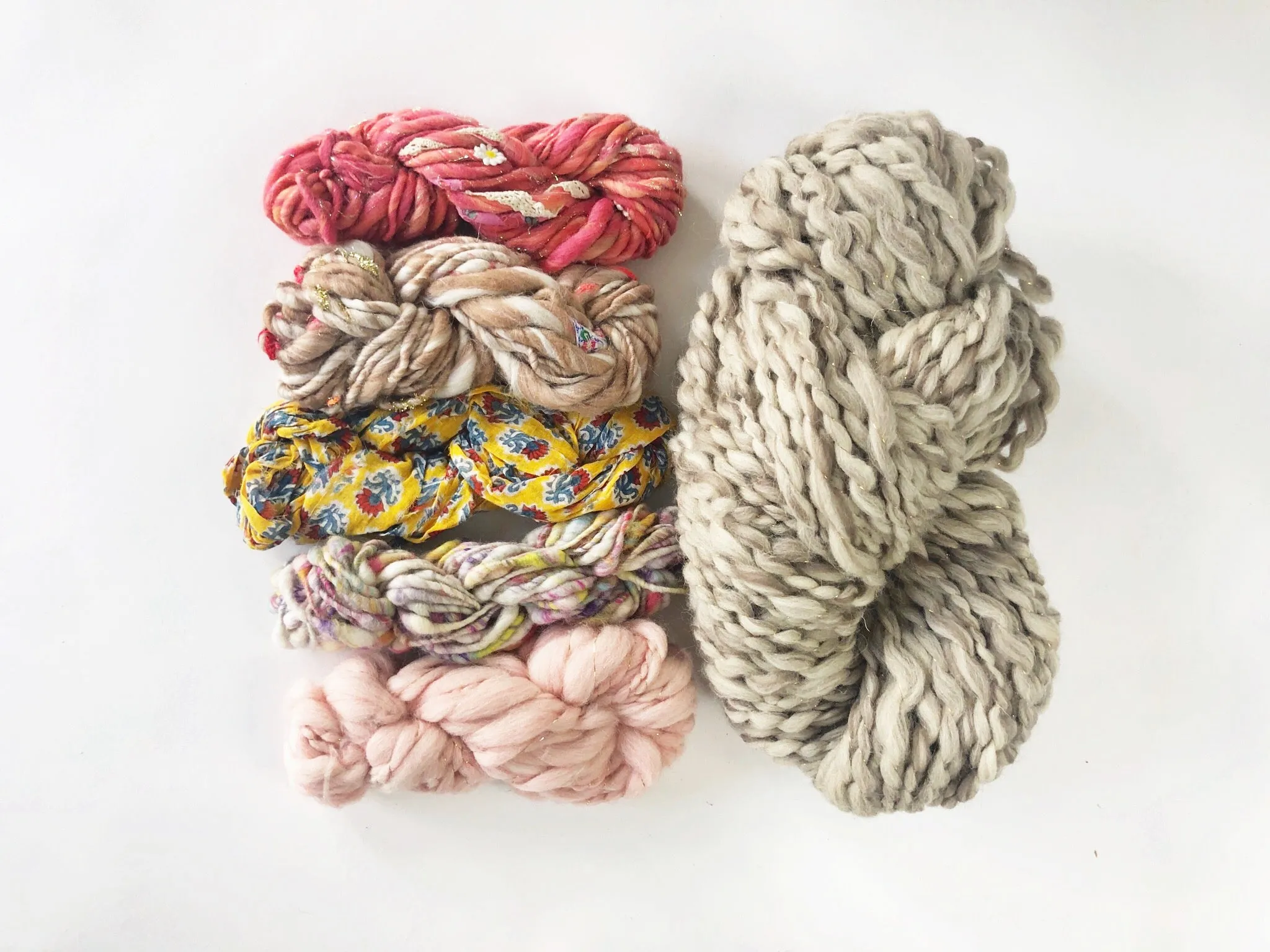Bonfire Crescent Shawl Kit