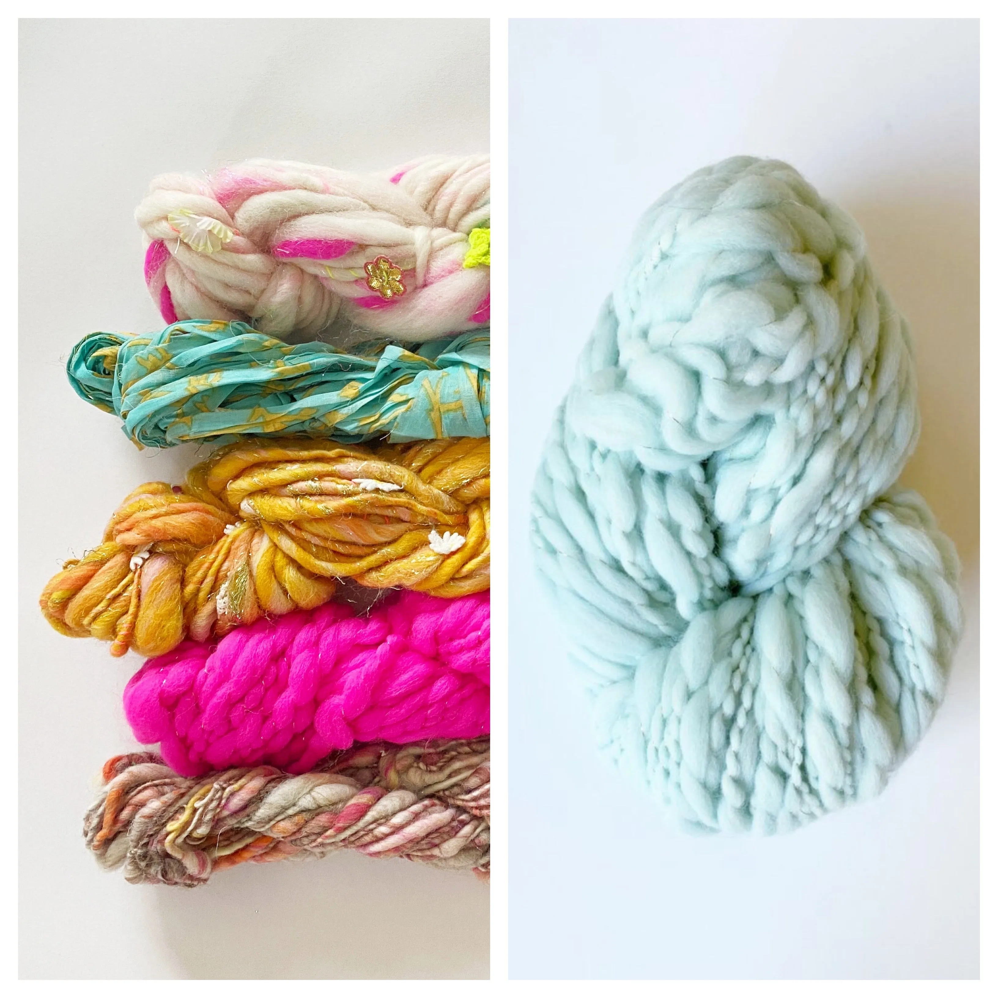 Bonfire Crescent Shawl Kit