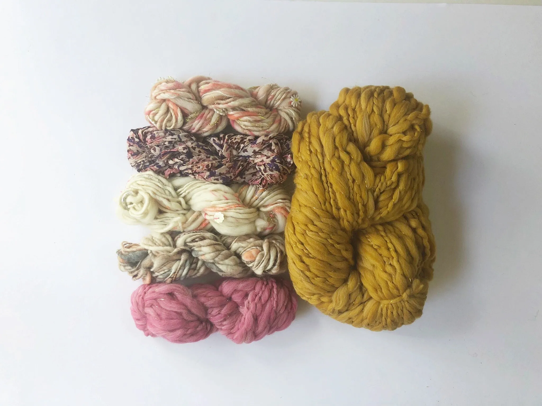 Bonfire Crescent Shawl Kit