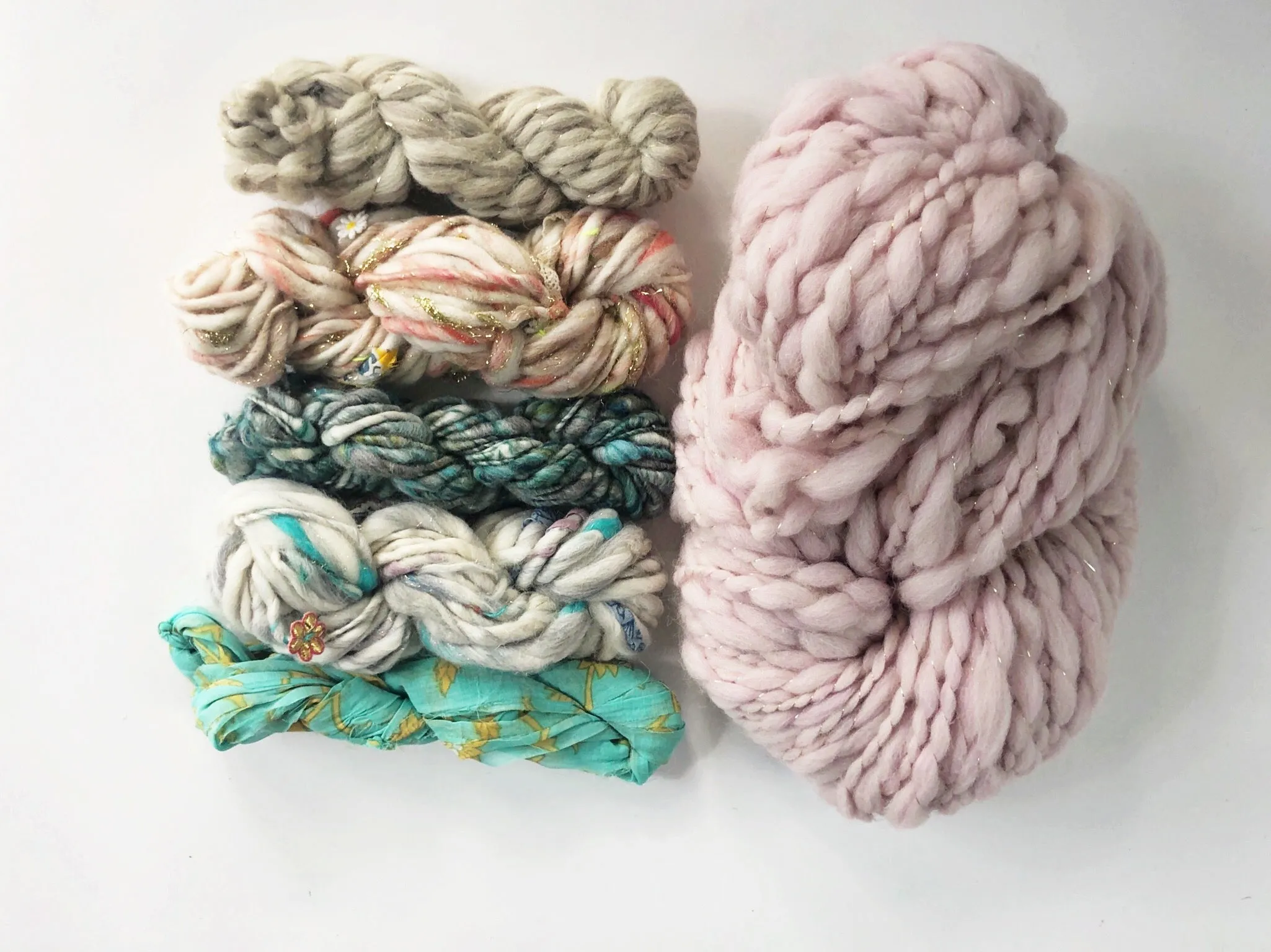 Bonfire Crescent Shawl Kit