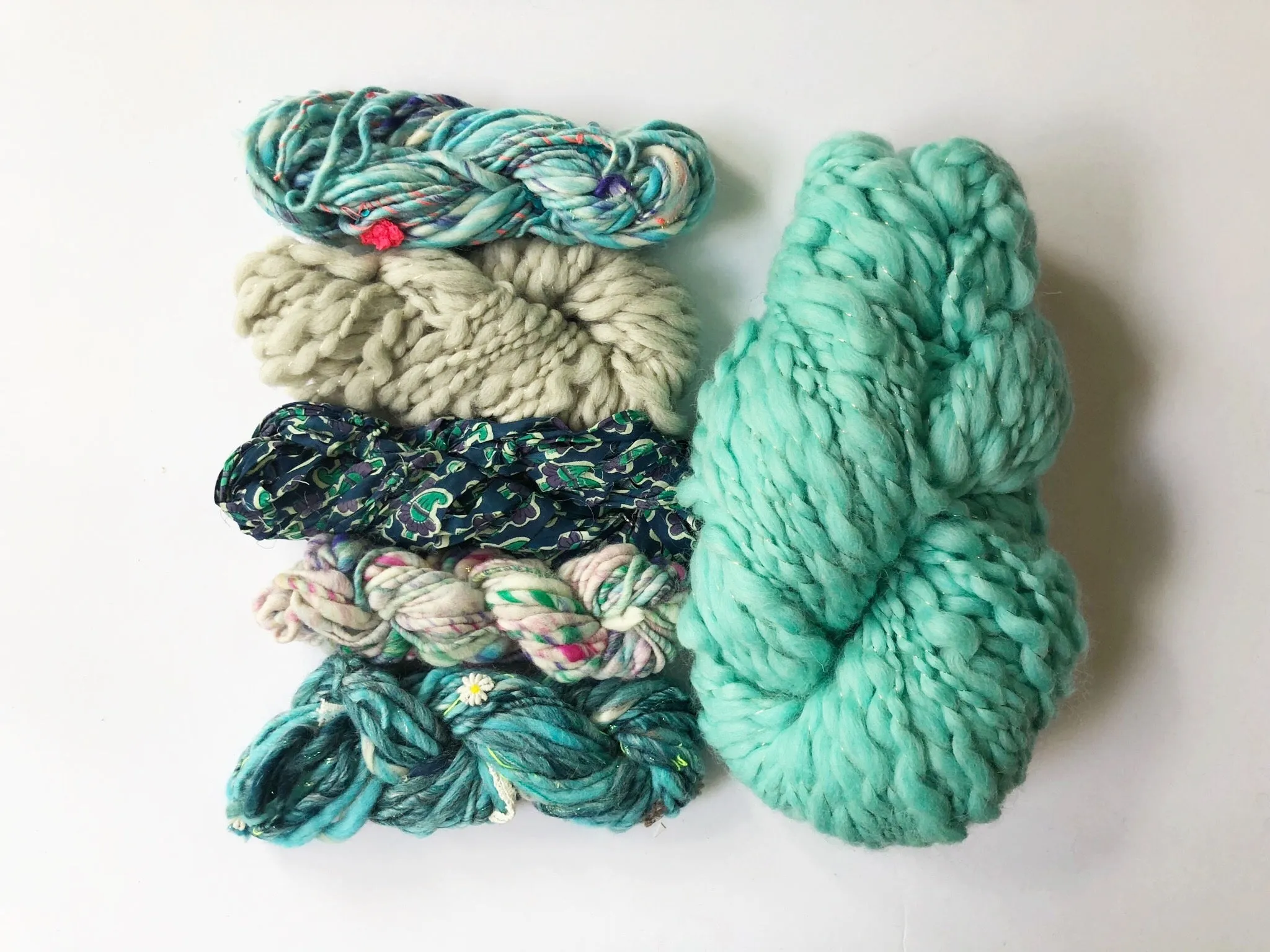 Bonfire Crescent Shawl Kit