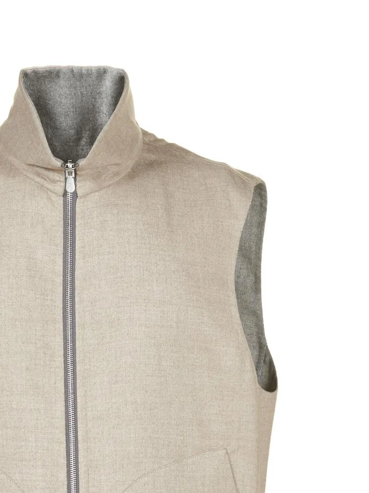 Brunello Cucinelli  Zip Up Gilet