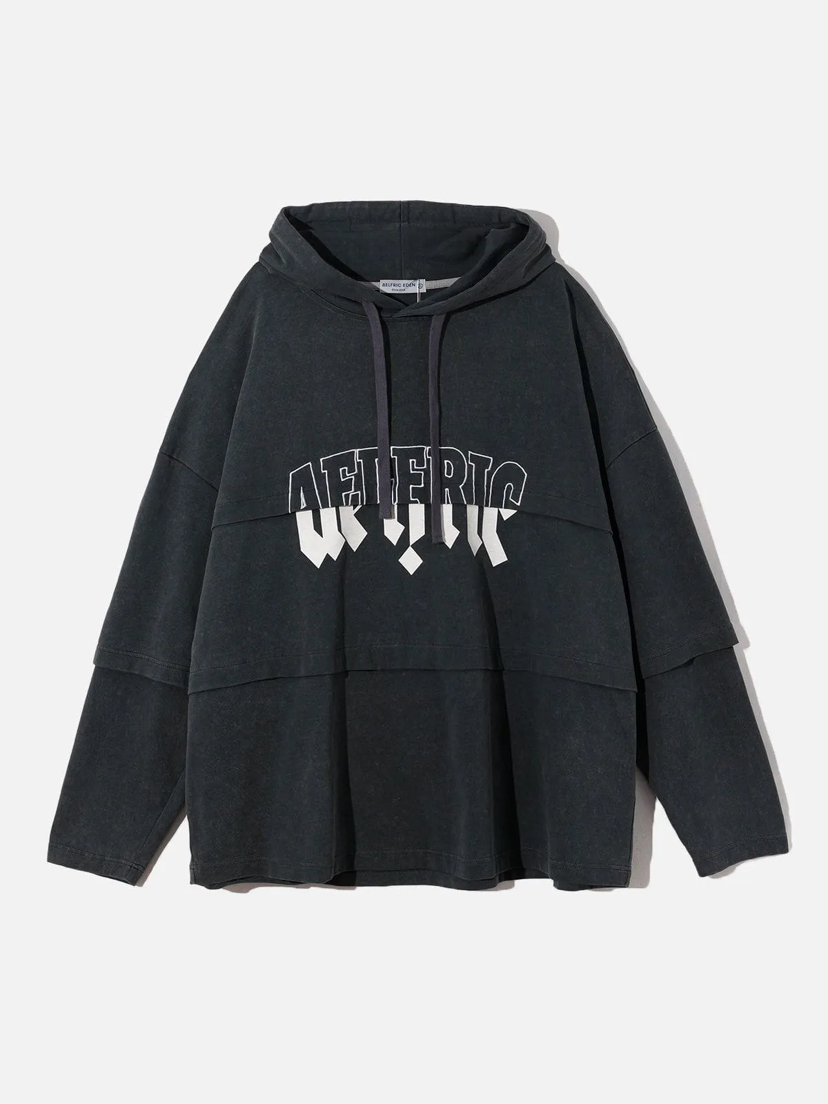 City of Love Vintage Patchwork Hoodie