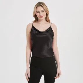 Classic Swing Collar Womens Silk Cami Top 22 MM  Silk Camisole Sleeveless Silk Top Blouse
