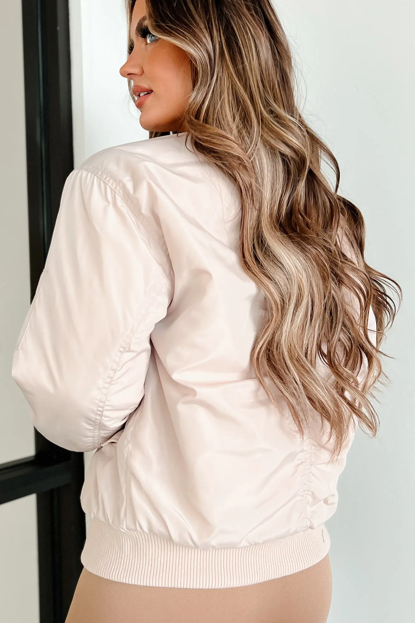 Closing The Distance Bomber Jacket (Beige)