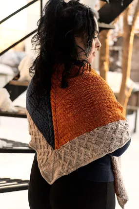 Day & Night shawl - KNITTING KIT