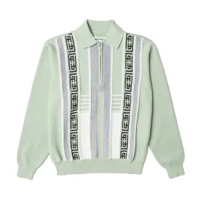 fucking awesome polo sweater (teal)