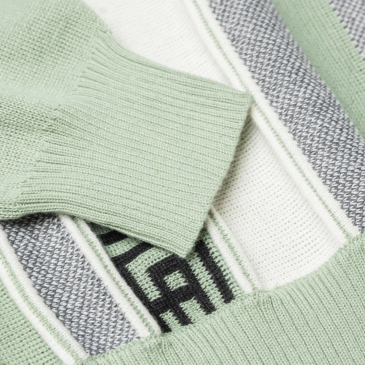 fucking awesome polo sweater (teal)