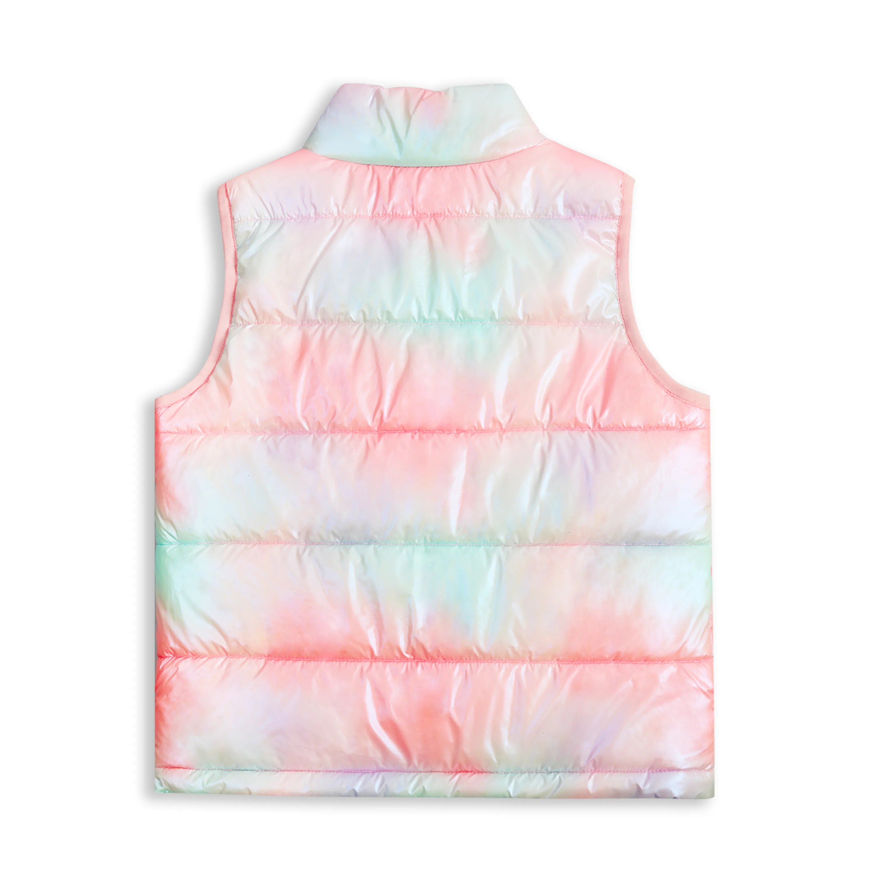 Girls Winter Puffer Vest, Winter Lightweight Gilet Colorful