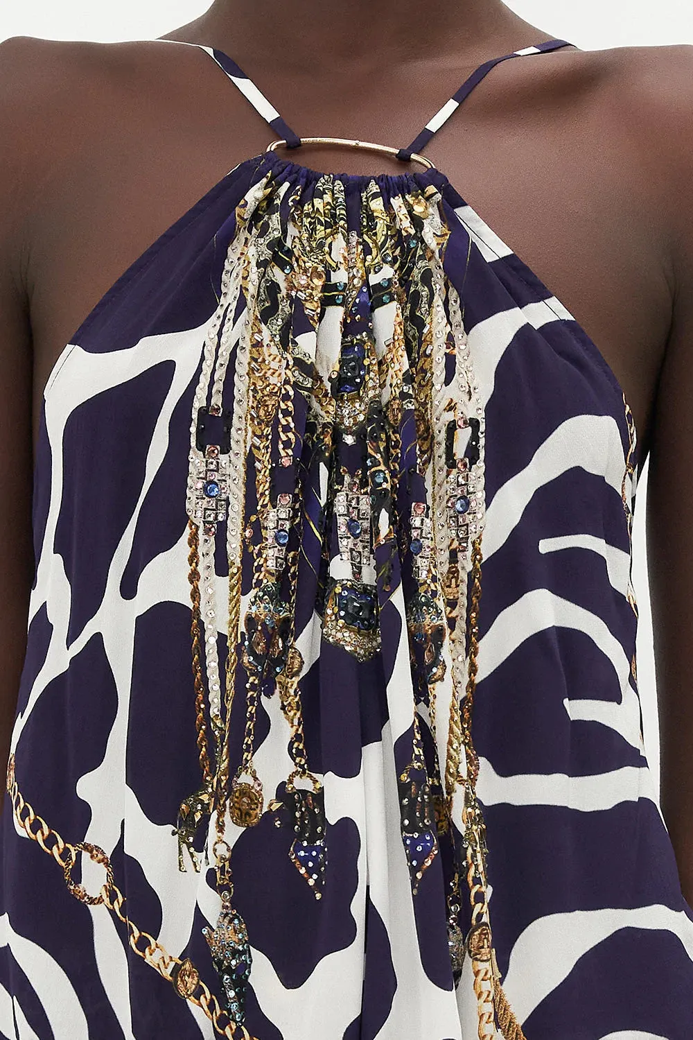 Halter Top With Hardware - Wheres Your Head At