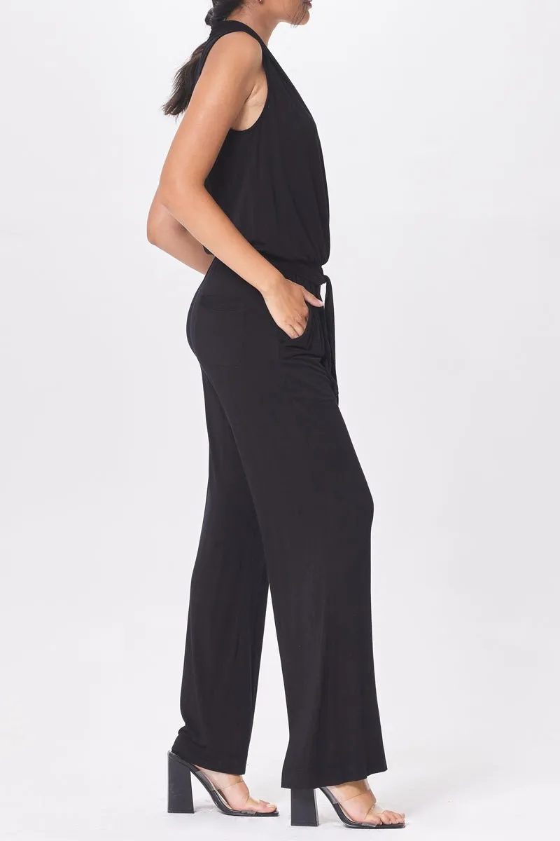HAVEN WRAP FRONT WIDE LEG JUMPSUIT🌿