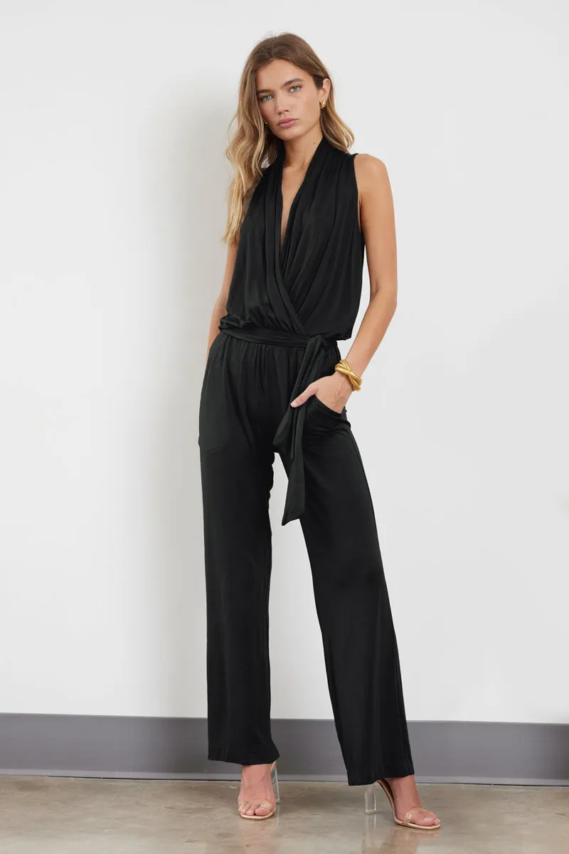 HAVEN WRAP FRONT WIDE LEG JUMPSUIT🌿
