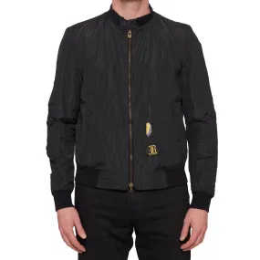 JOHN RICHMOND Collection Black Dual Zip Blouson Jacket EU 48 US S