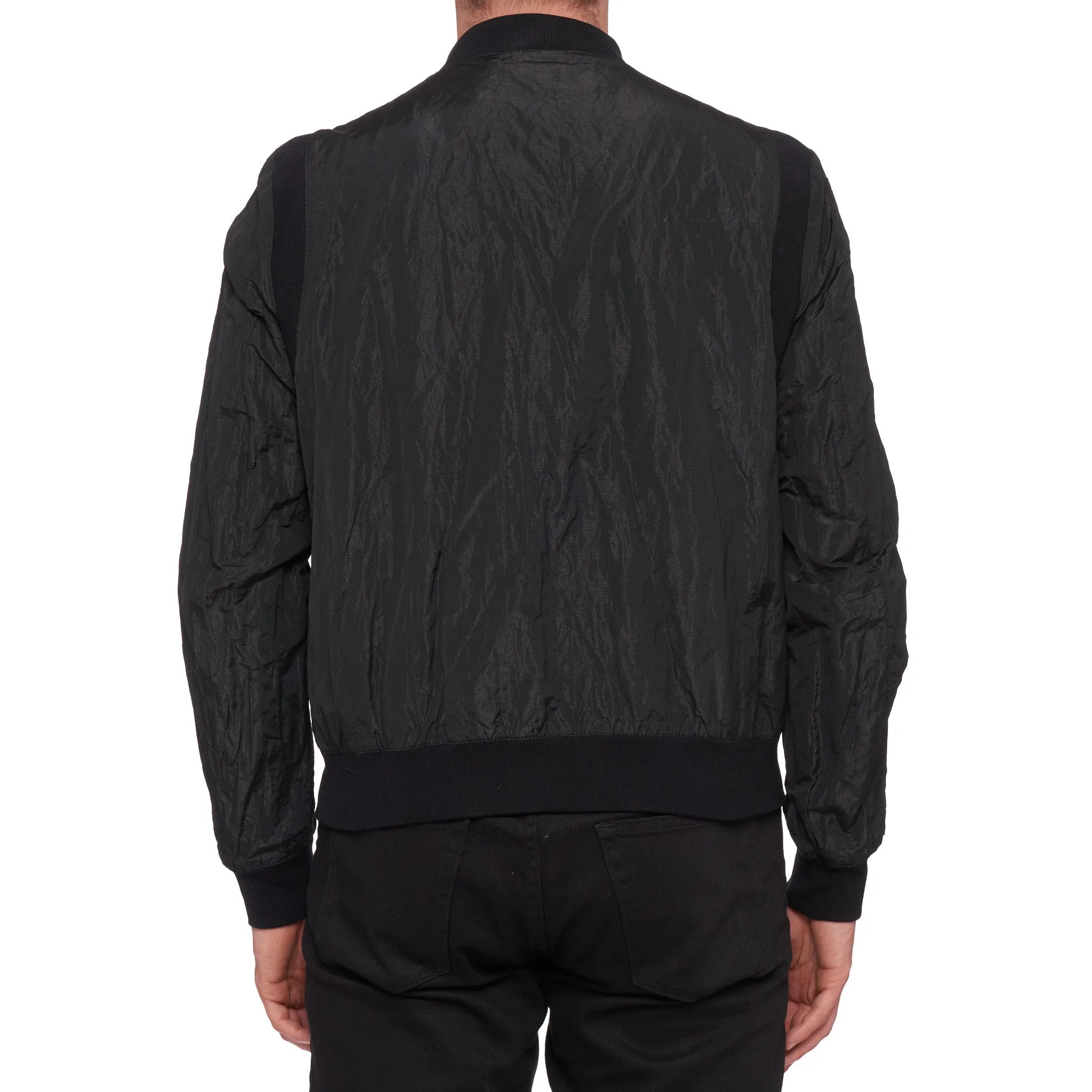 JOHN RICHMOND Collection Black Dual Zip Blouson Jacket EU 48 US S