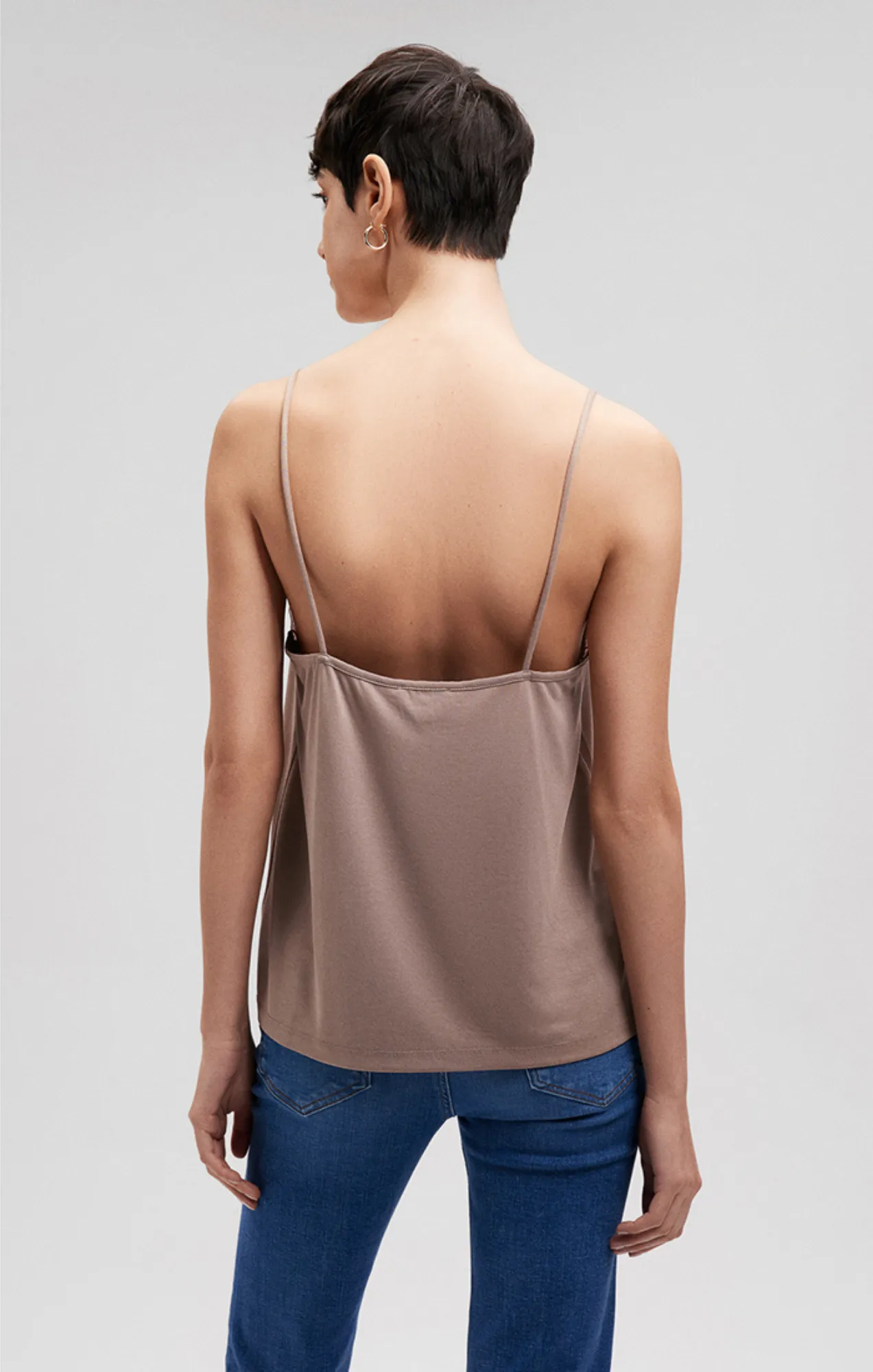 LACE TANK TOP IN FUNGI