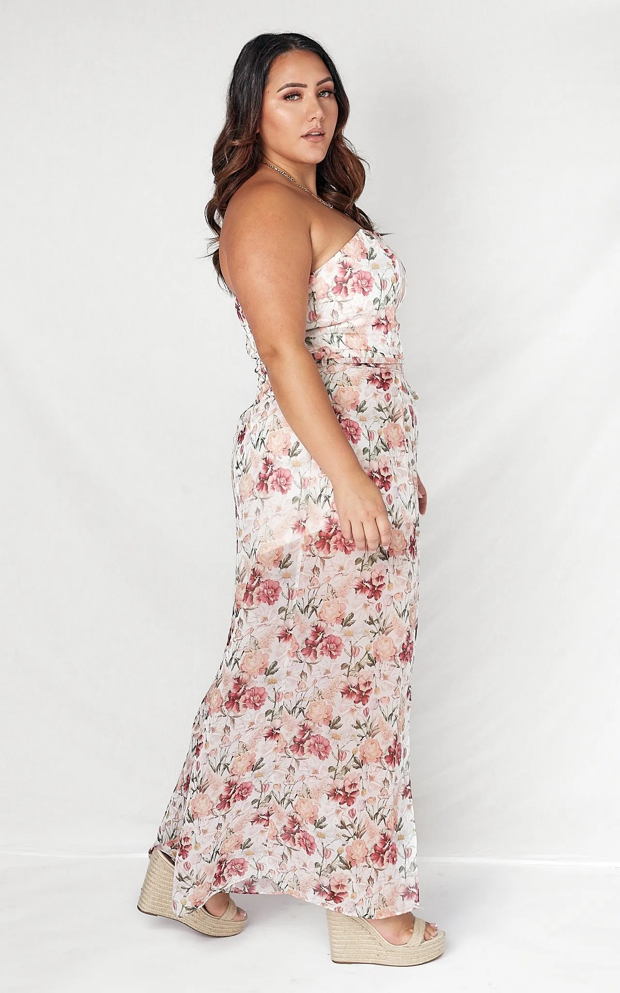 Lagoon Jumpsuit - Blush Floral