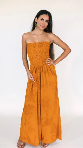 Lawai Jumpsuit / Tangerine Sunset