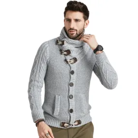 Men's Cardigan Knitted Sweater
