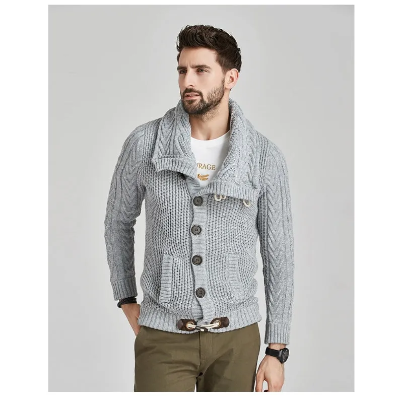 Men's Cardigan Knitted Sweater