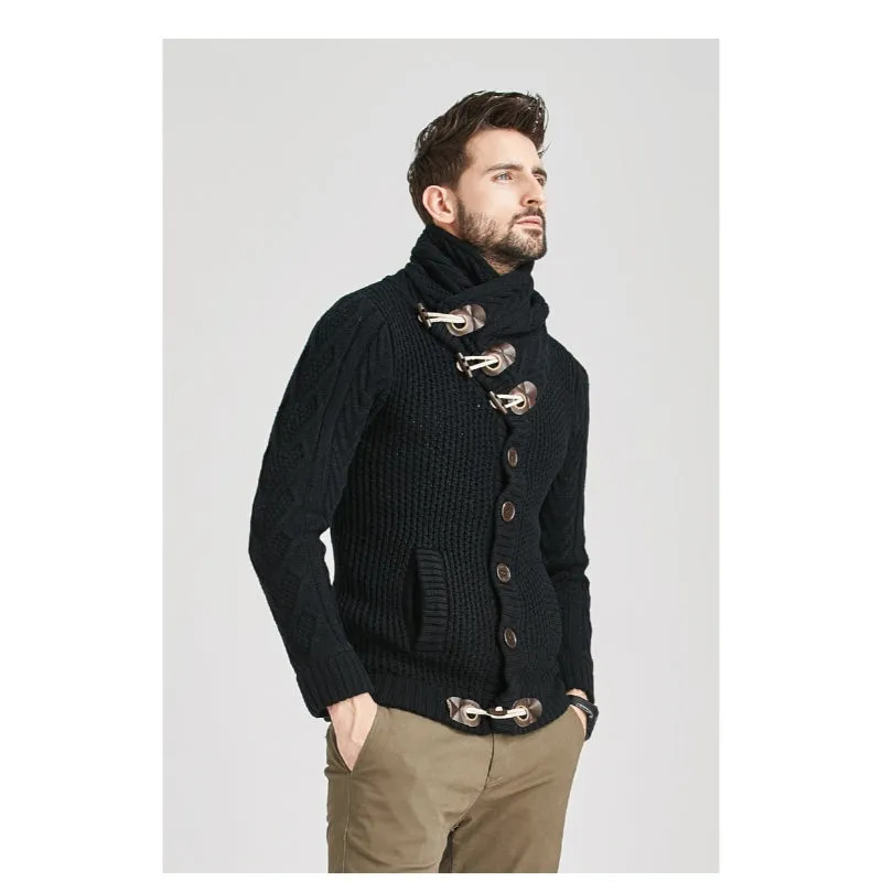 Men's Cardigan Knitted Sweater
