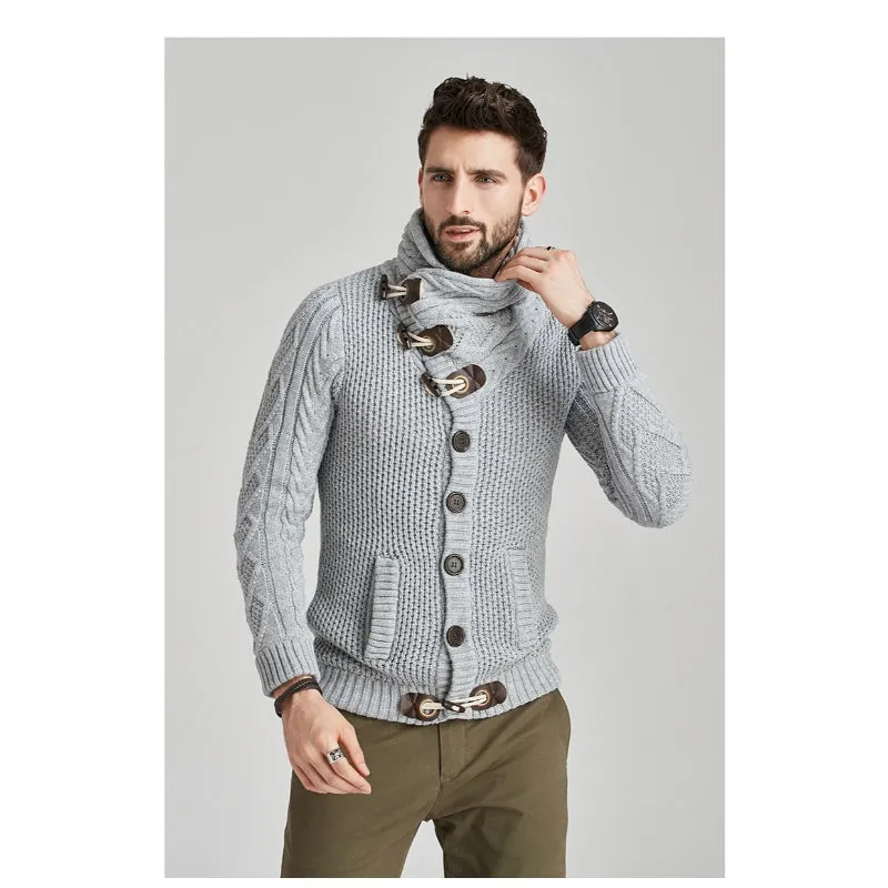 Men's Cardigan Knitted Sweater