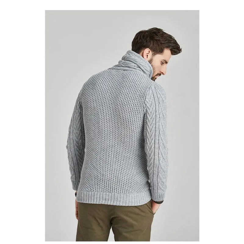Men's Cardigan Knitted Sweater