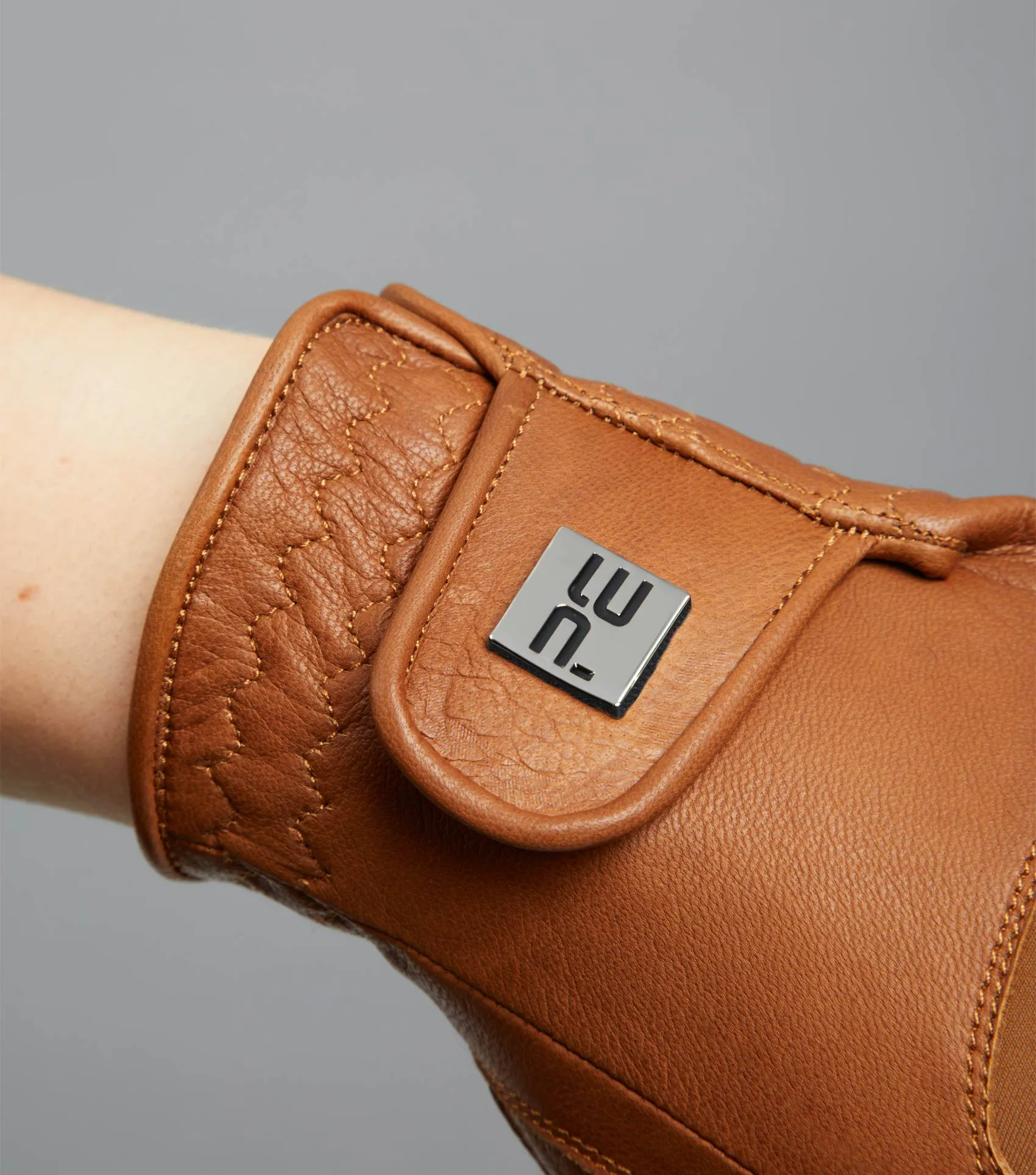 Mizar Ladies Leather Riding Gloves Tan