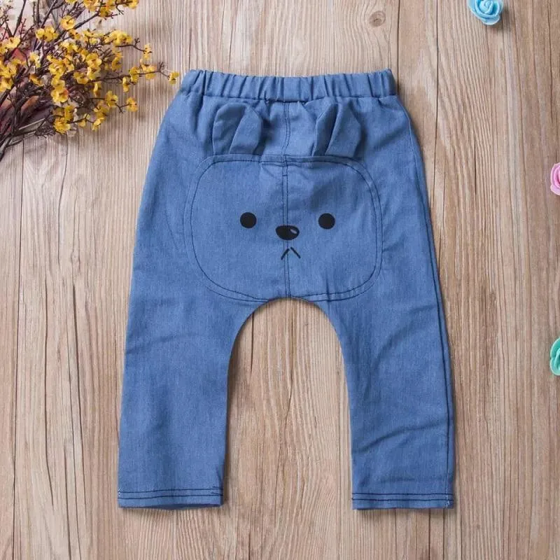 New Born Baby Bear Pattern PP Pants