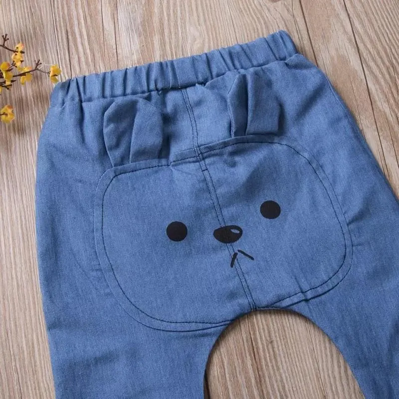 New Born Baby Bear Pattern PP Pants
