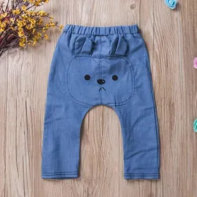 New Born Baby Bear Pattern PP Pants
