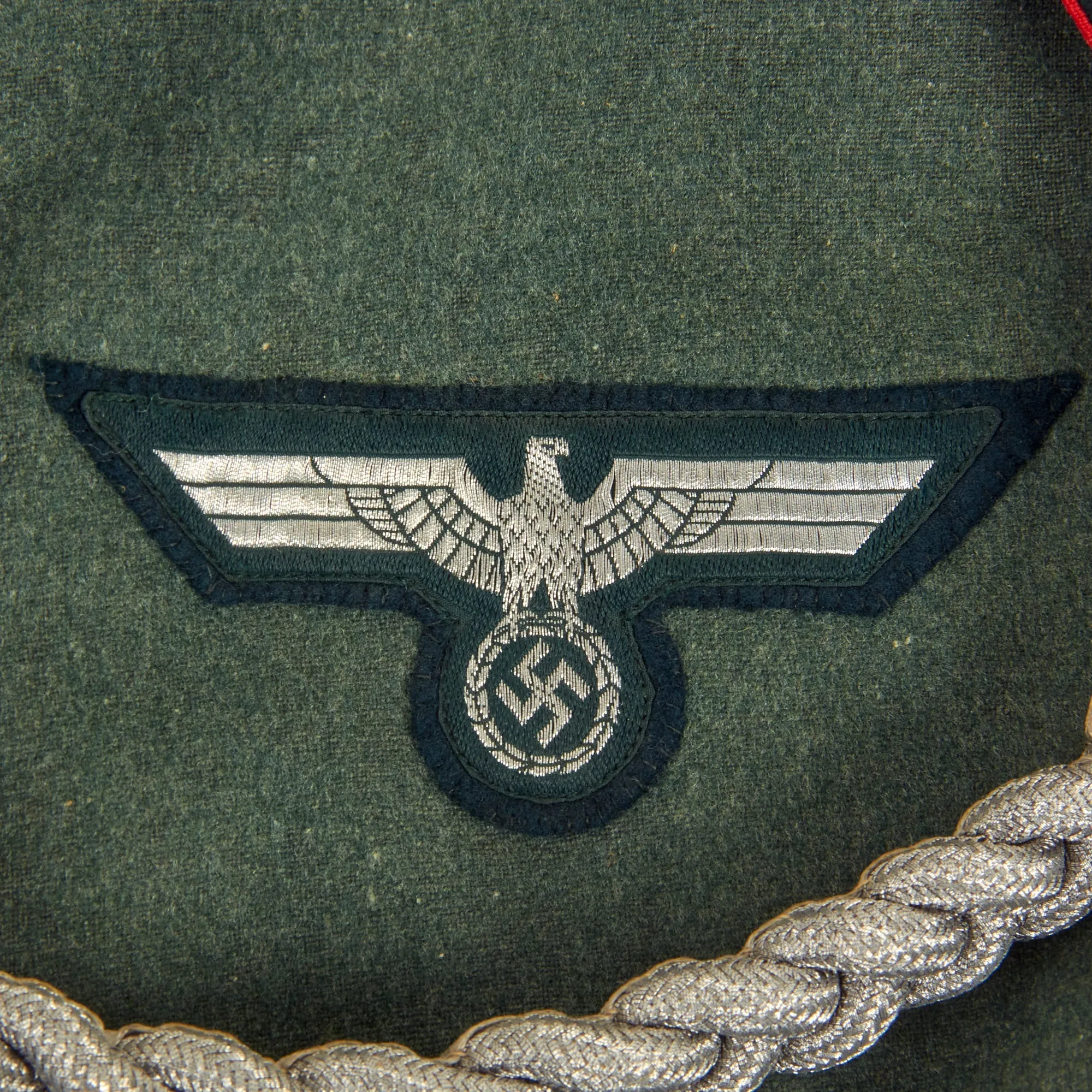 Original German WWII 2nd Artillery Regiment Enlisted Observer M35 Waffenrock Dress Tunic with Marksmanship Lanyard & Awards - dated 1936