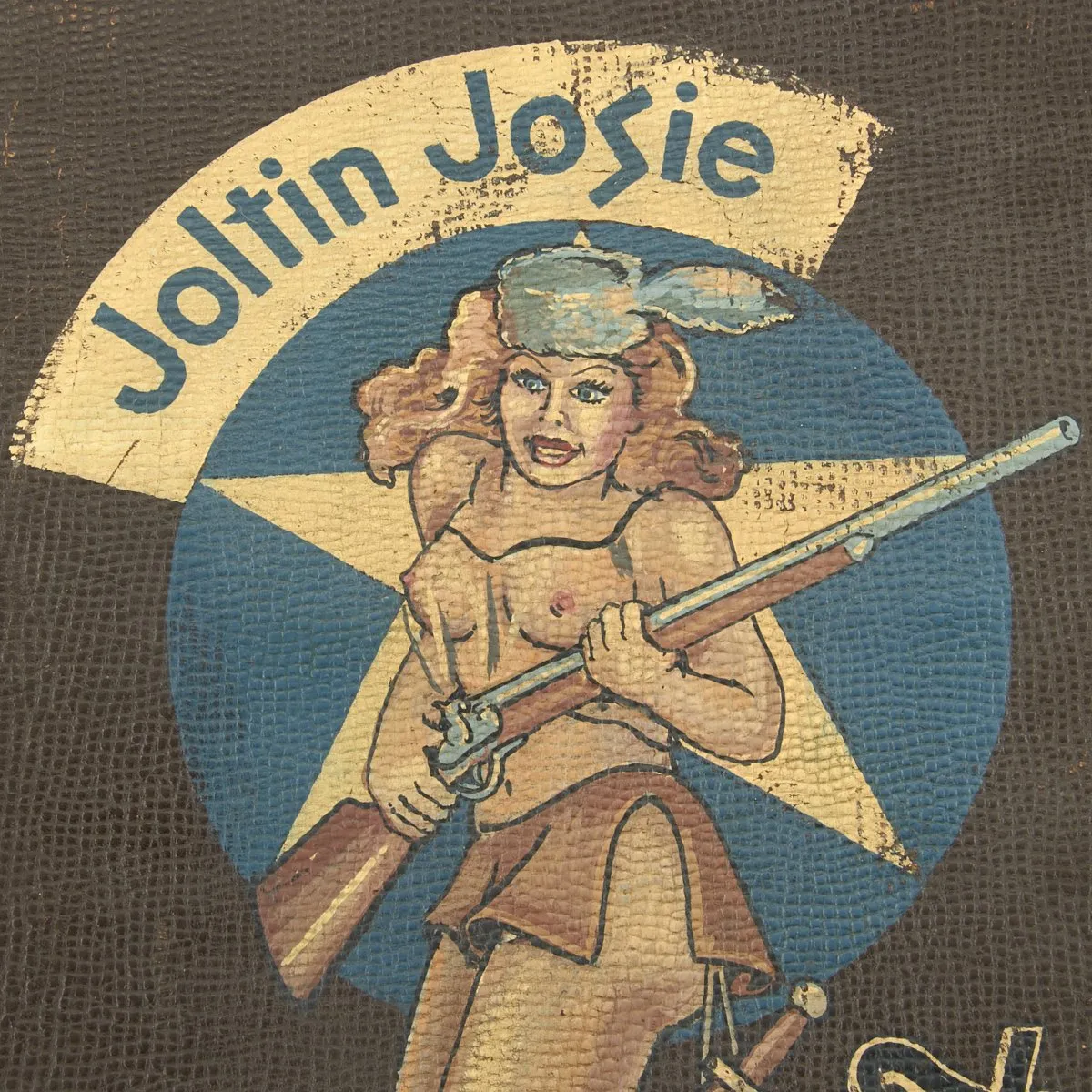 Original U.S. WWII B-29 Bomber Joltin Josie the Pacific Pioneer Painted B-15 Jacket and Navigator Case