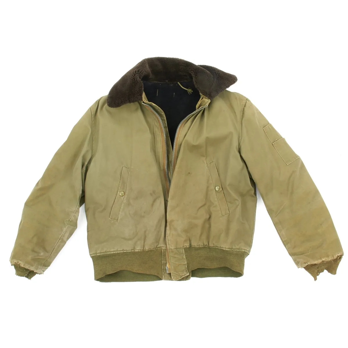 Original U.S. WWII B-29 Bomber Joltin Josie the Pacific Pioneer Painted B-15 Jacket and Navigator Case