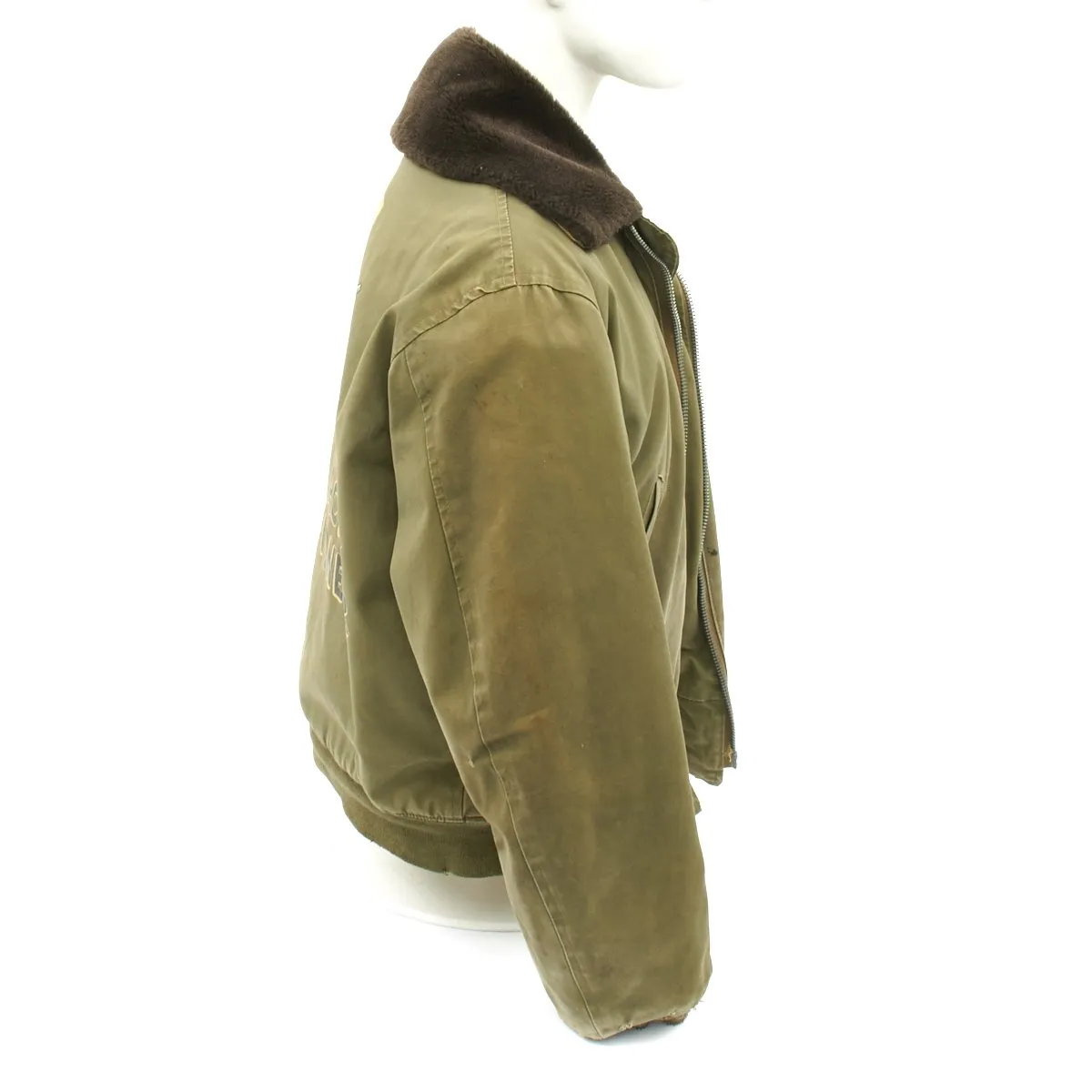Original U.S. WWII B-29 Bomber Joltin Josie the Pacific Pioneer Painted B-15 Jacket and Navigator Case