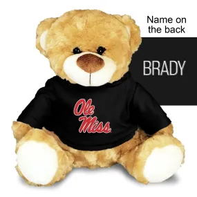 Personalized Ole Miss Rebels 10" Plush Bear
