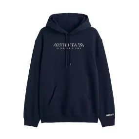 Preston North End Flag Wave Hoodie Navy