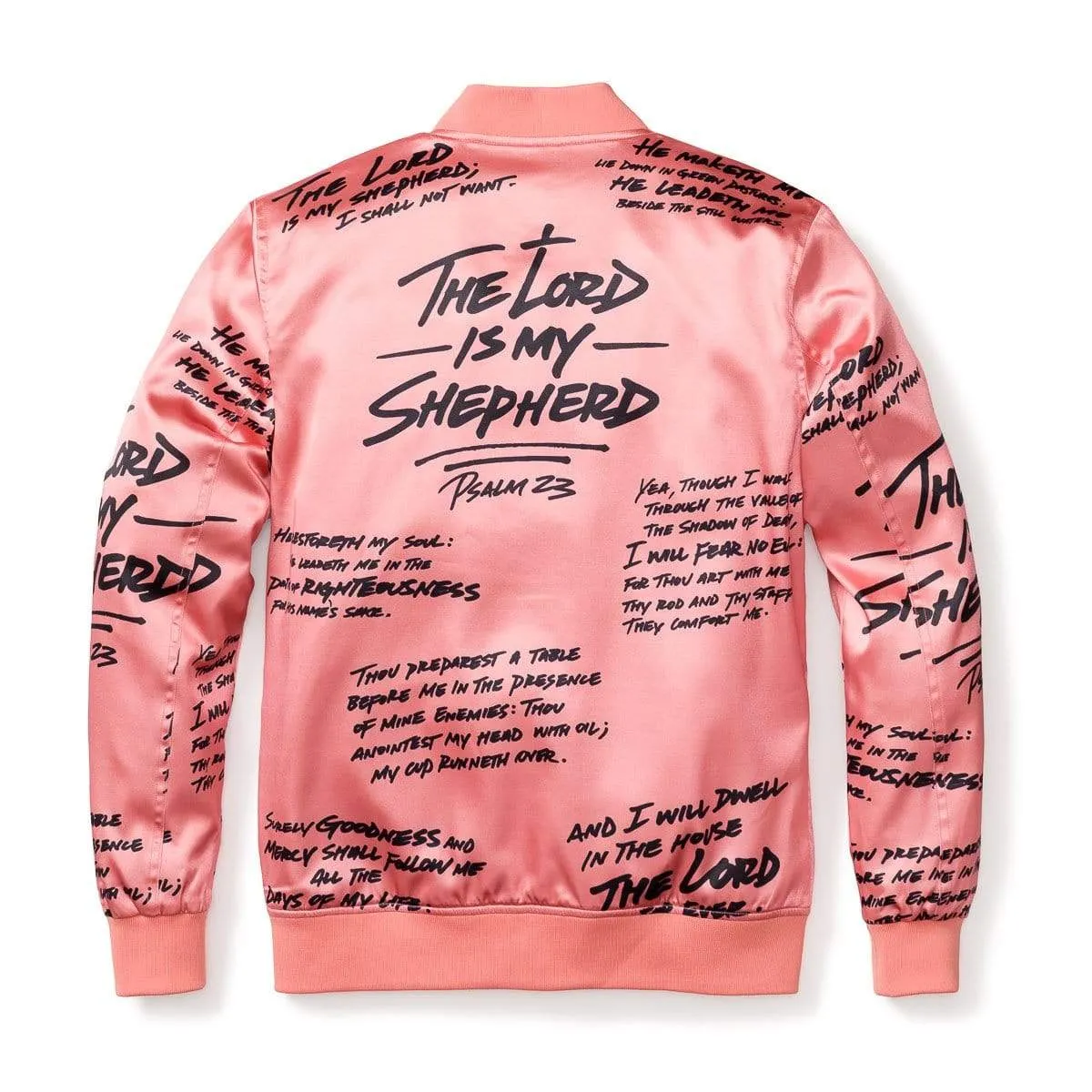 Psalm 23 Bomber Jacket - Rose Gold