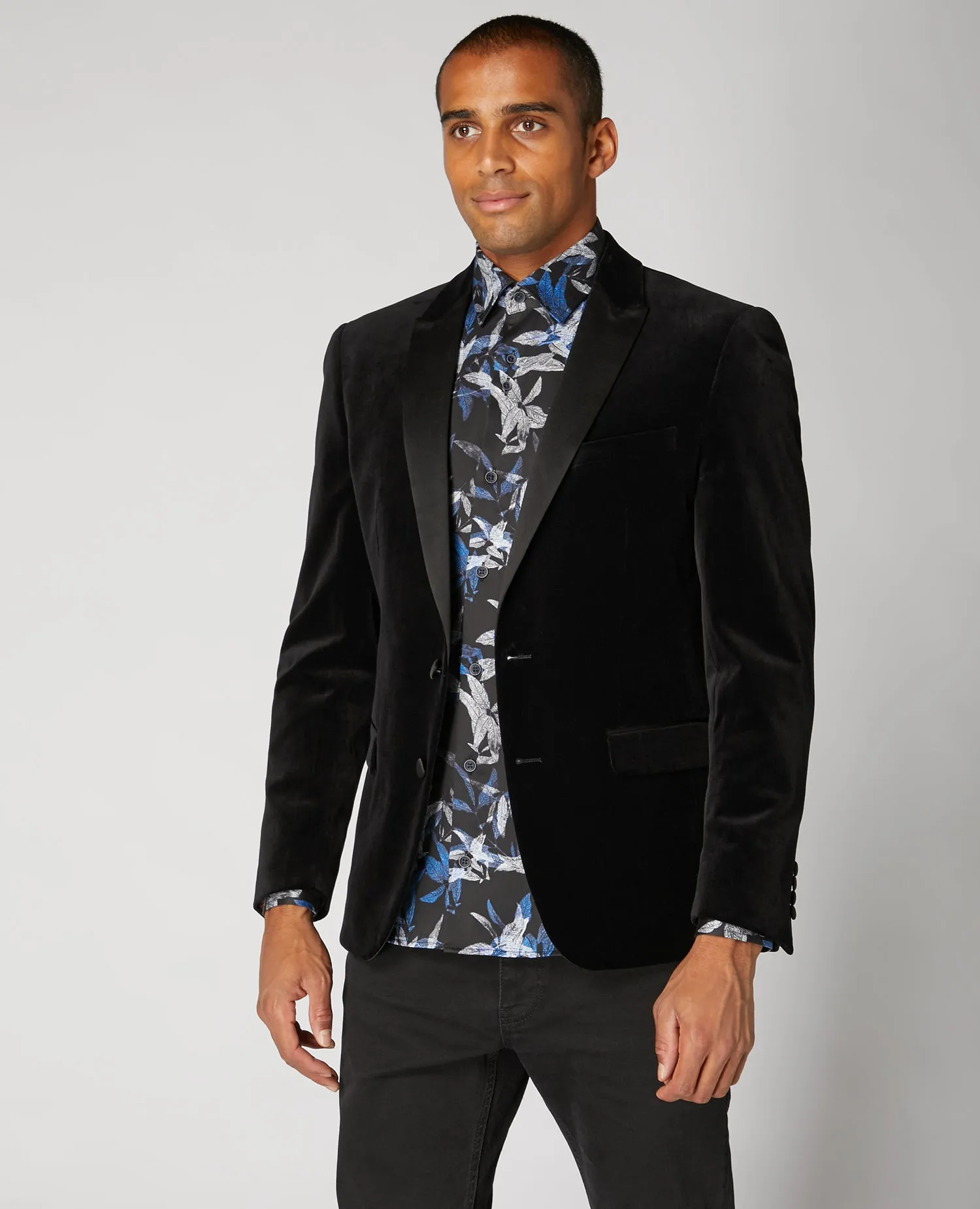 Remus Uomo Monte Black Velvet Jkt