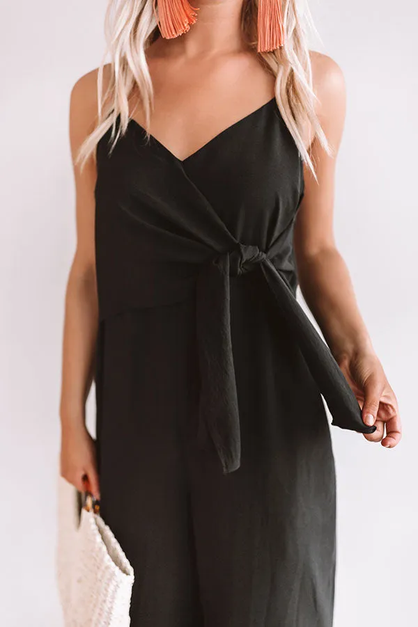 Rooftops and Romance Jumpsuit in Black