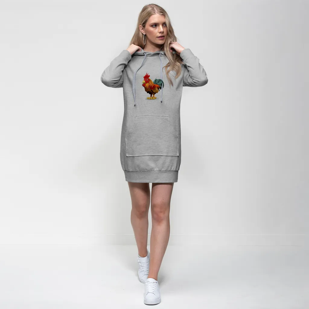 Rooster Premium Adult Hoodie Dress